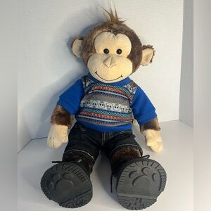 BAB Monkey full outfit- Skull sweater-black shoes